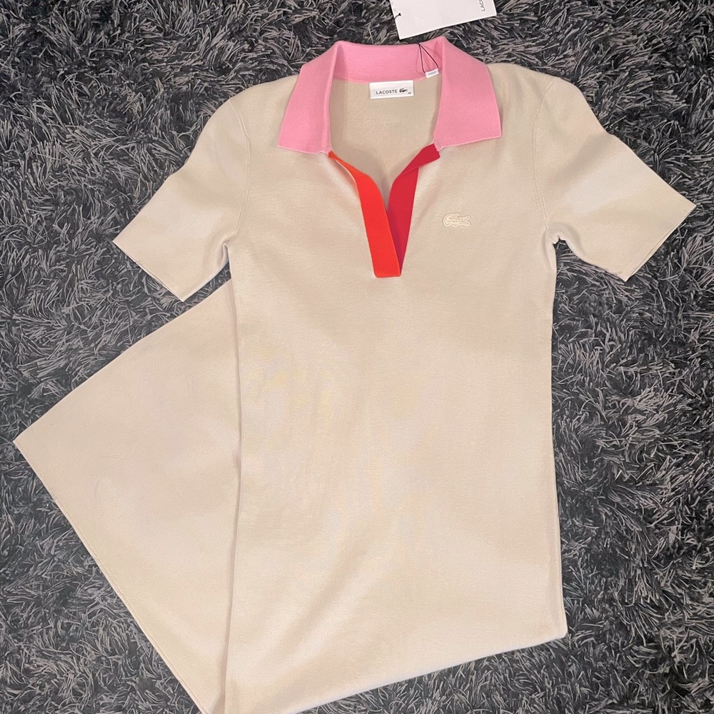 Lacoste Ladies Maxi Dress EF2398-9zA - never worn! Tag still attached!